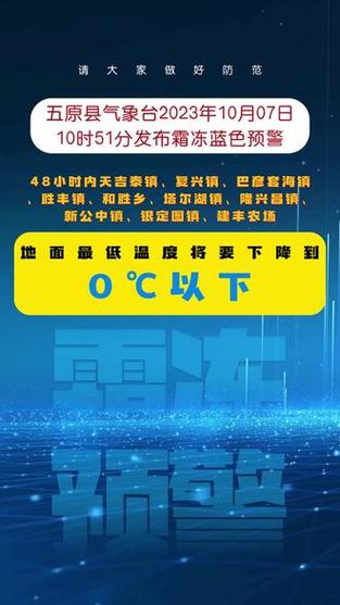 宁夏回族自治区永宁县发布霜冻蓝色预警