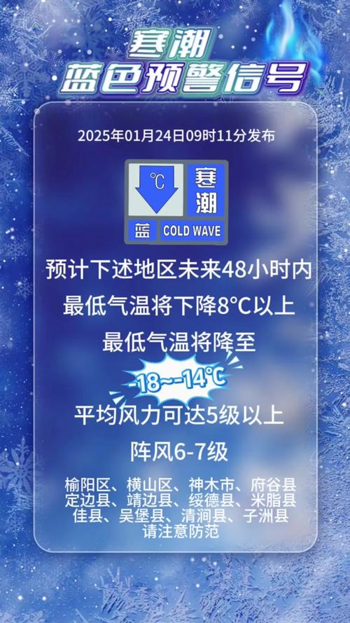 陕西省定边县发布寒潮蓝色预警_1
