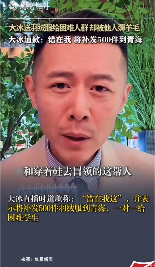 大冰最新发文回应发羽绒服被“薅羊毛”:人心不可拷问,错在我心偷懒