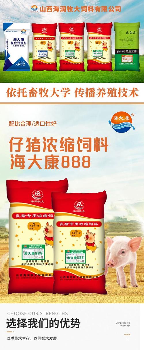 饲料加“秘方” 仔猪身体壮