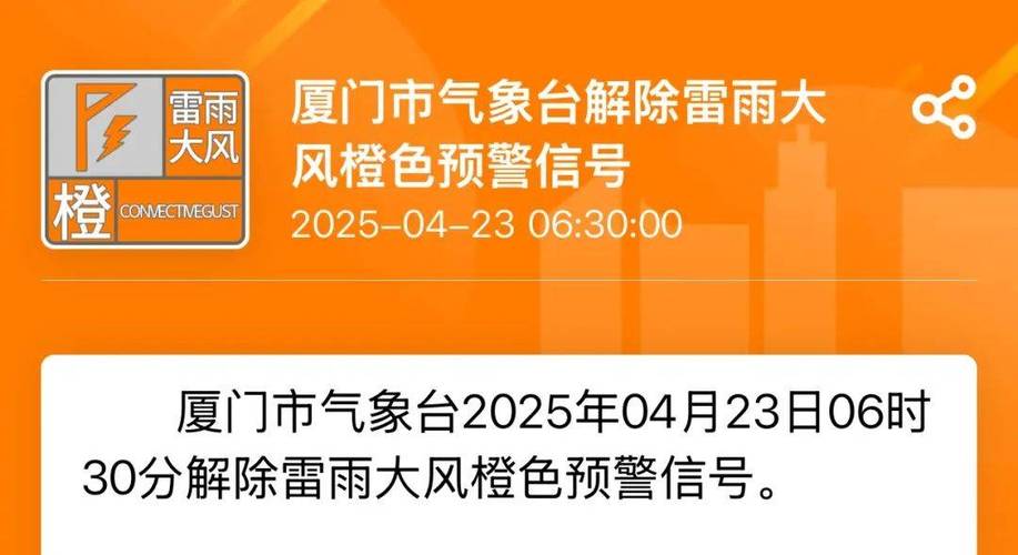 黑龙江省海伦市发布雷雨大风橙色预警