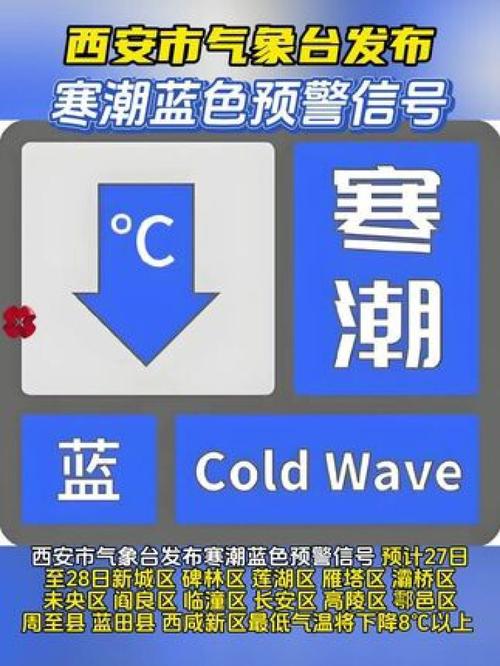 陕西省安塞县发布寒潮蓝色预警