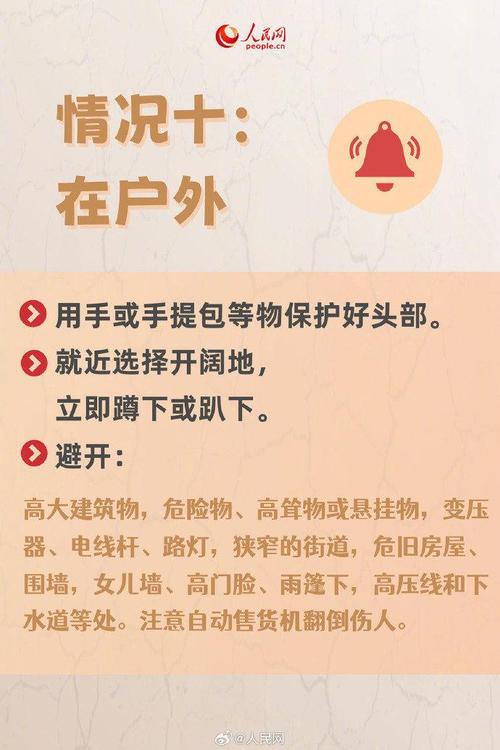 遇到地震怎么办?牢记四个动作