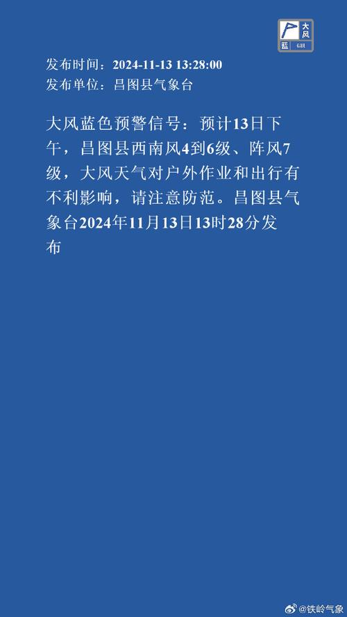 贵州省龙里县发布大风蓝色预警_3