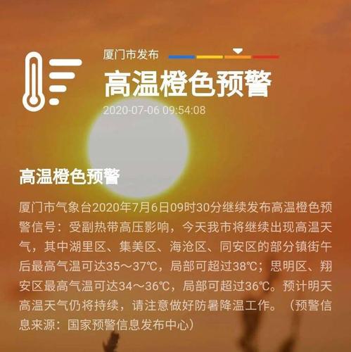 安徽省长丰县发布高温橙色预警
