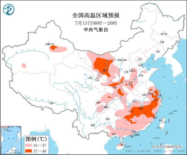 高温预警:江西福建等6省区部分地区最高温将超37℃ 局地可达40℃