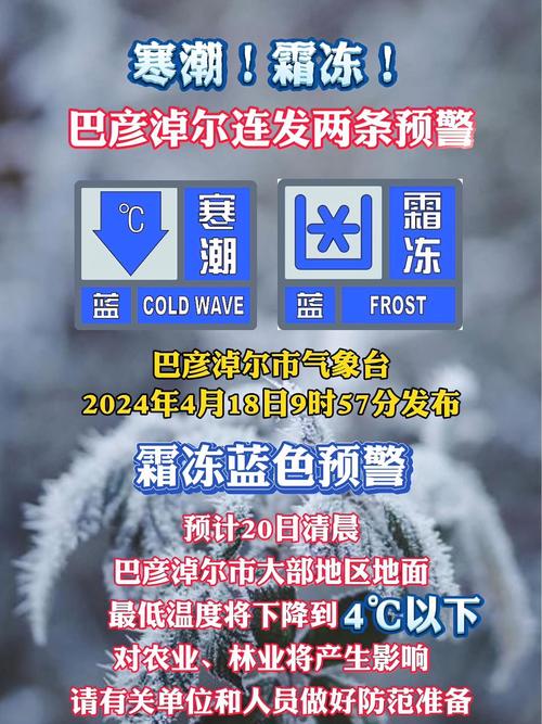 辽宁省凌海市发布霜冻蓝色预警