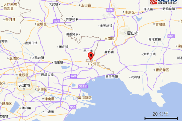 河北唐山市丰南区发生2.3级地震 震源深度11公里