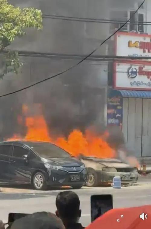 缅甸仰光发生车辆起火事故 致3人死亡