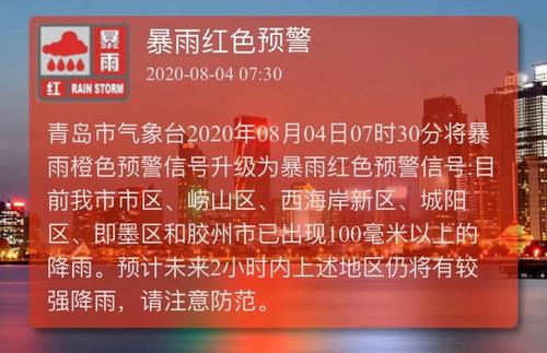 湖北省阳新县发布暴雨红色预警