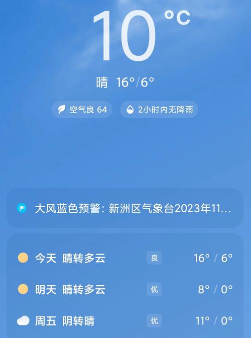 湖北省新洲区发布大风蓝色预警_4