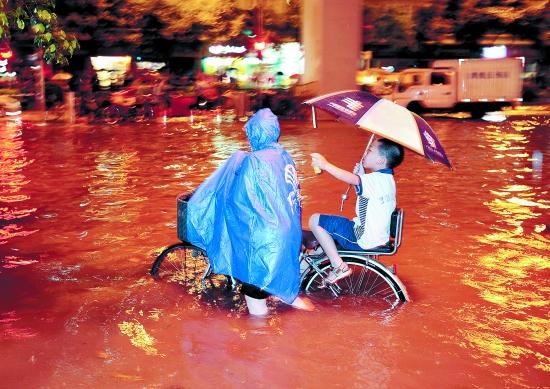 湖北省东西湖区发布暴雨红色预警_1
