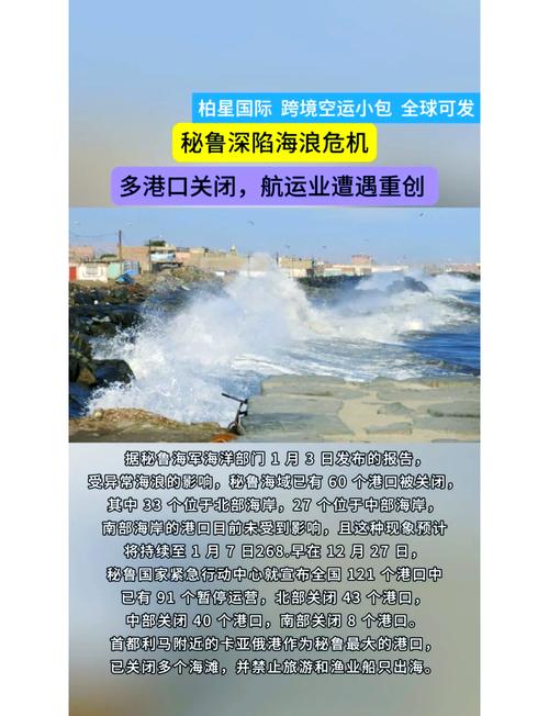 遭遇异常海浪 秘鲁沿海地区81个港口被迫关闭