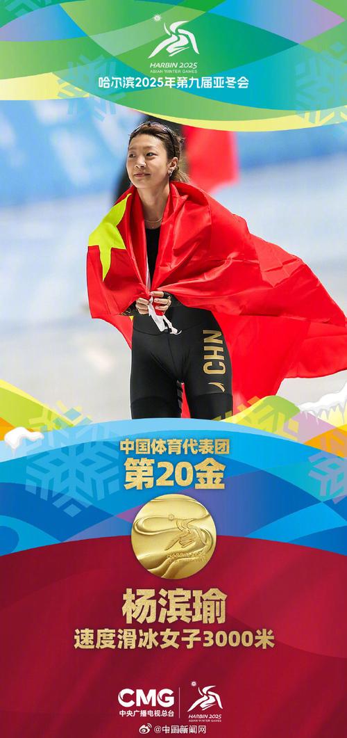 （哈尔滨亚冬会）中国速度滑冰连夺三金 中国代表团单届金牌数创新高