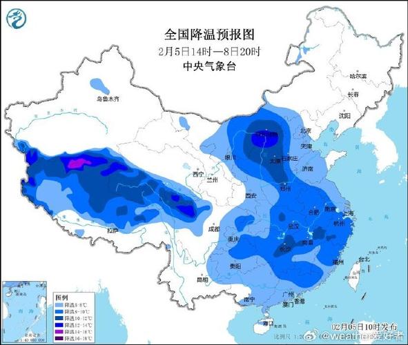 辽宁省东港市发布寒潮蓝色预警