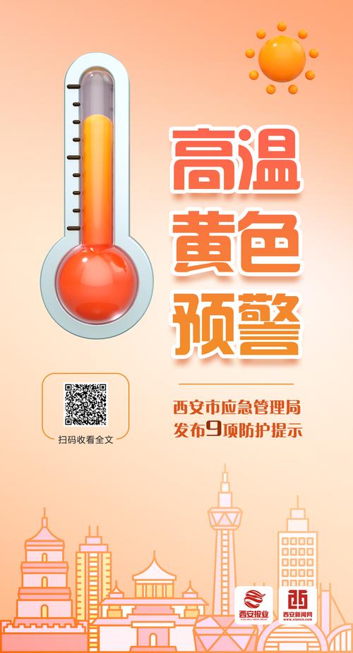 陕西省临潼区发布高温黄色预警