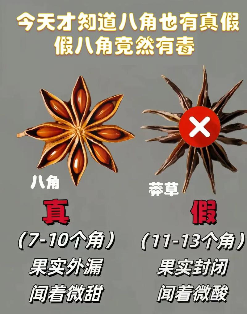 警惕!调料中的八角也有假货!鉴别只需这样做