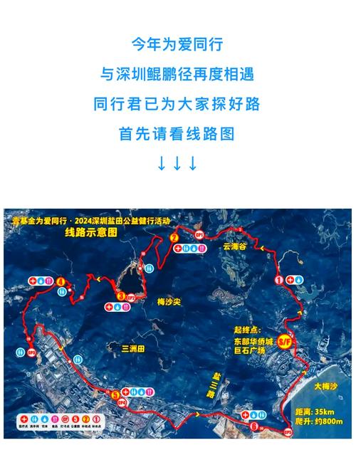 盐田大型公益健行活动开启 上千市民益起为爱奔走35公里