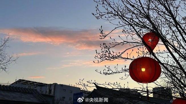 邂逅浪漫!北京绝美鎏金晚霞好治愈
