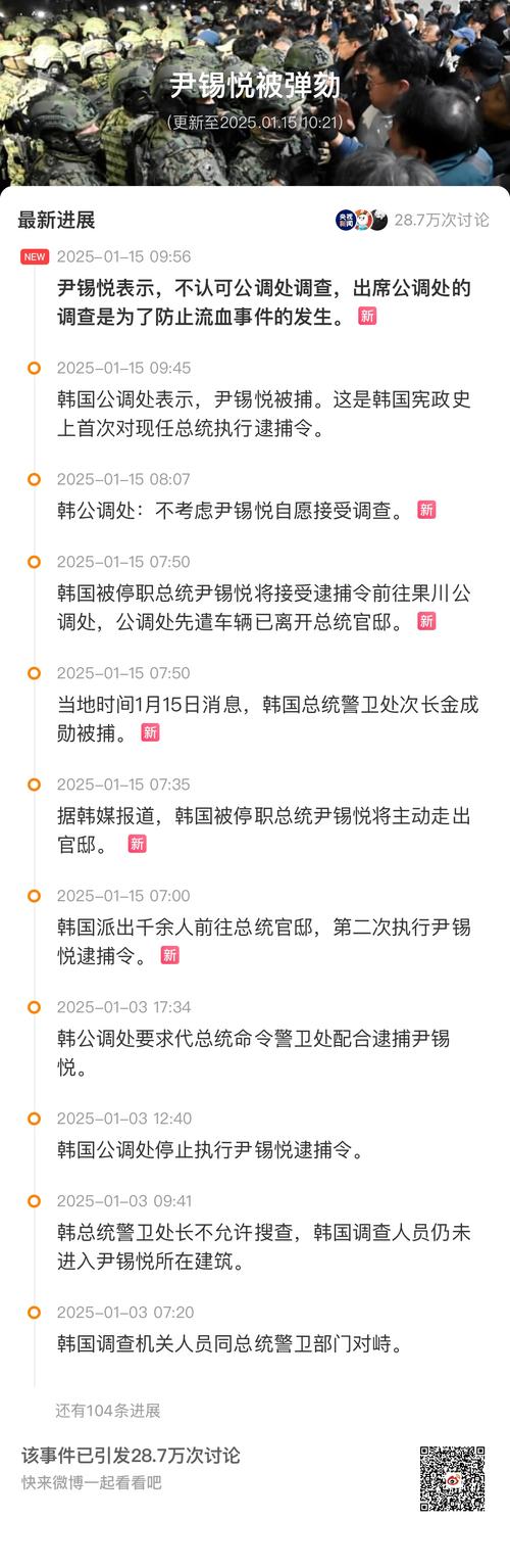 韩国调查部门称因“无法执行”而暂停逮捕尹锡悦