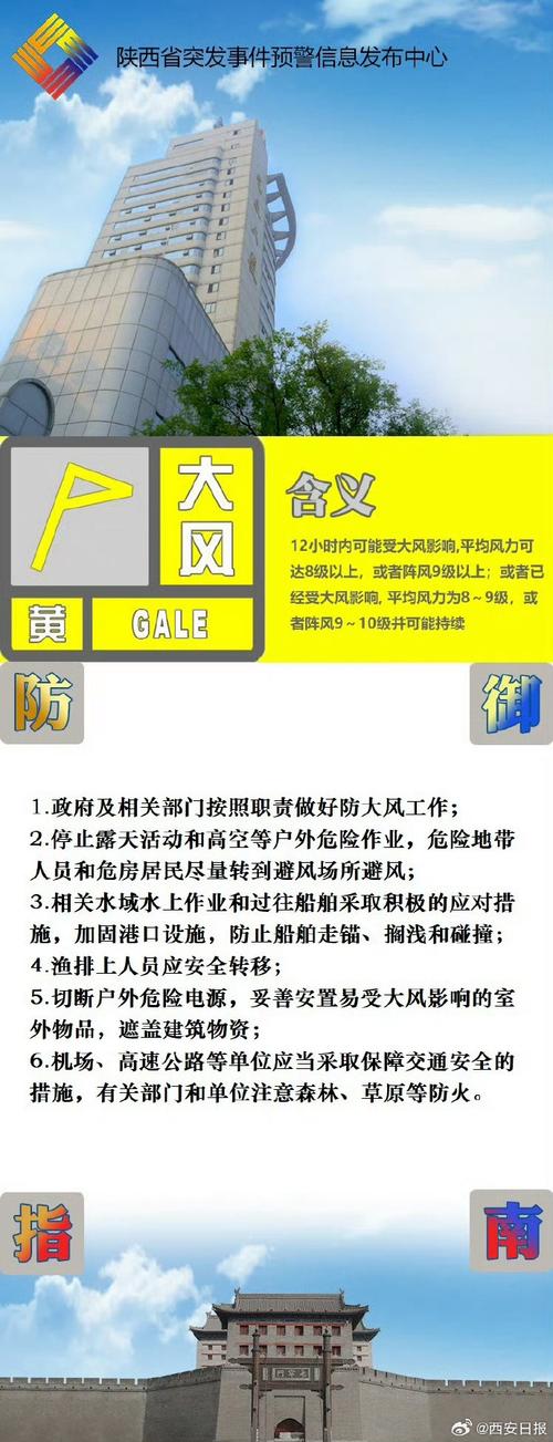 陕西省勉县发布雷雨大风黄色预警